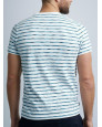 PME Legend T-Shirt - weiss, blau gestreift