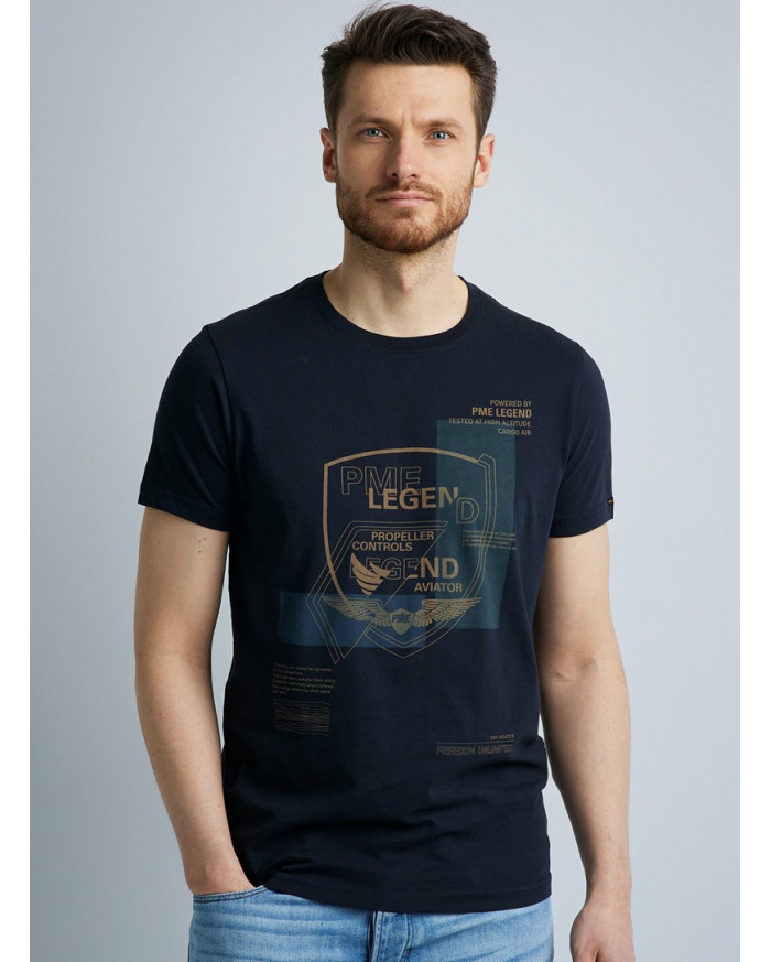 PME Legend T-Shirt - Dunkelblau