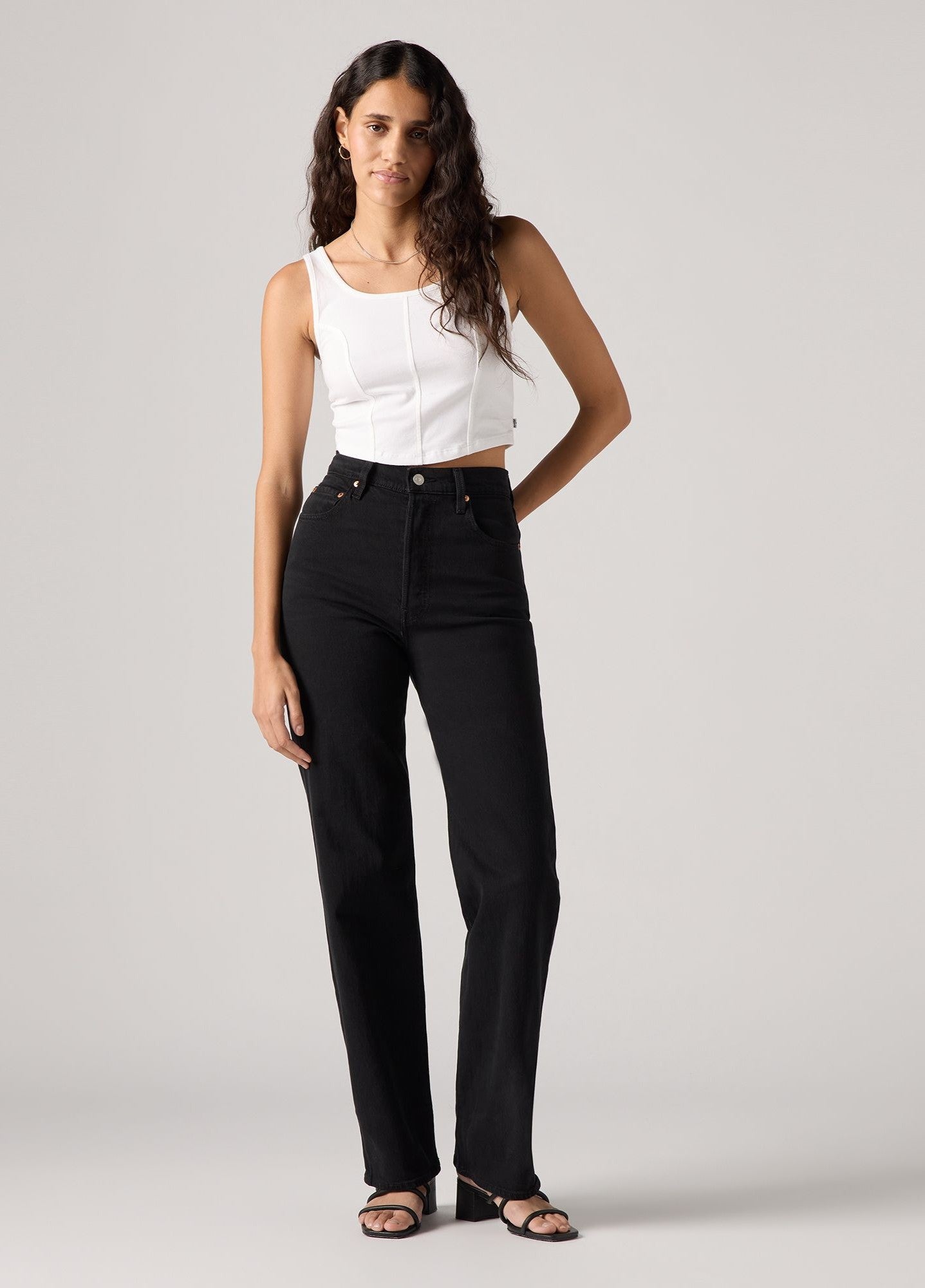 levi's®ribcage-full-length-jeans---black-straight-fit